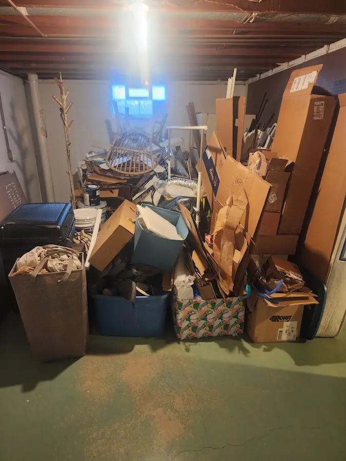 Roll-off dumpster container at job site for Concrete Dumpster Rental in Durango